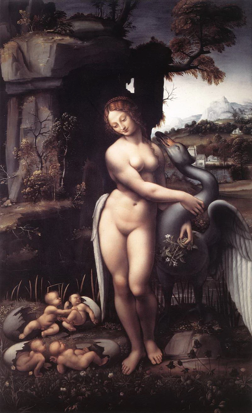 25-Leda e il cigno-Galleria degli Uffizi, Florence